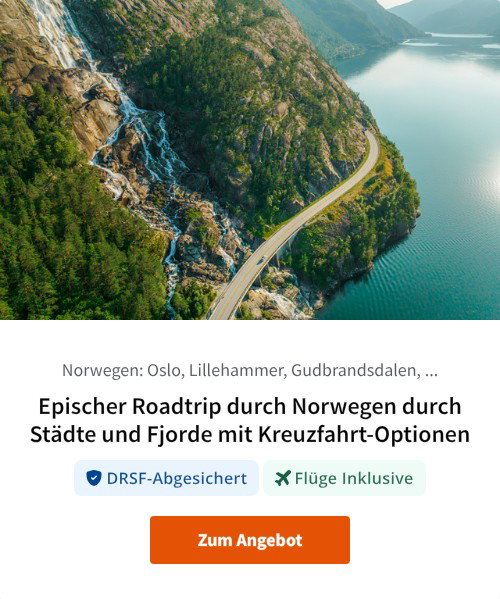 Epischer Roadtrip durch Norwegen durch Städte und Fjorde mit Kreuzfahrt-Optionen