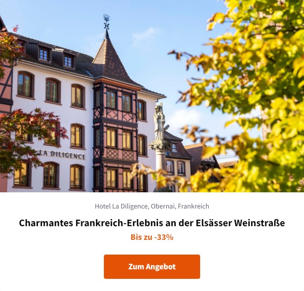 Charmantes Frankreich-Erlebnis an der Elsässer Weinstraße
