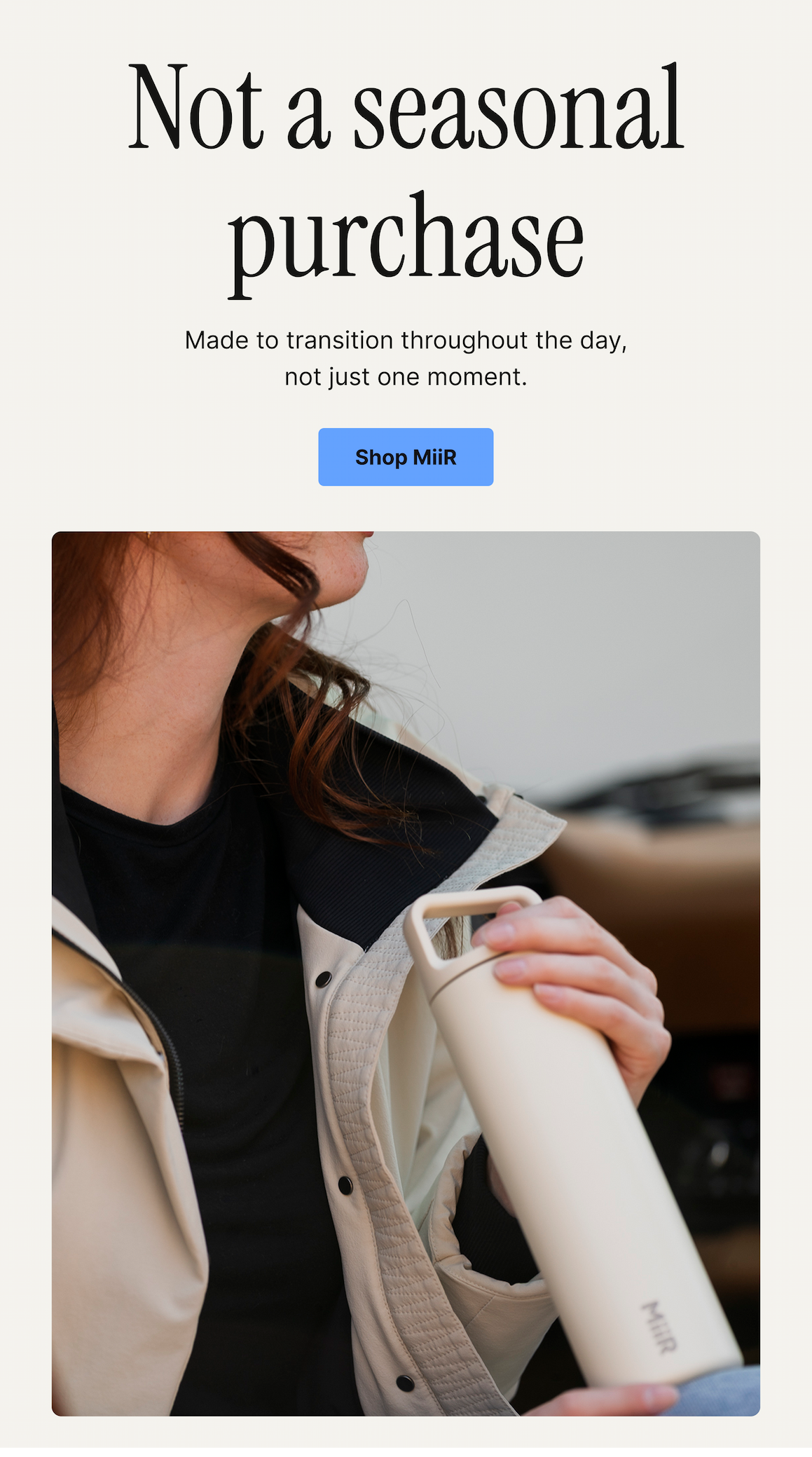 Not a seasonal purchase