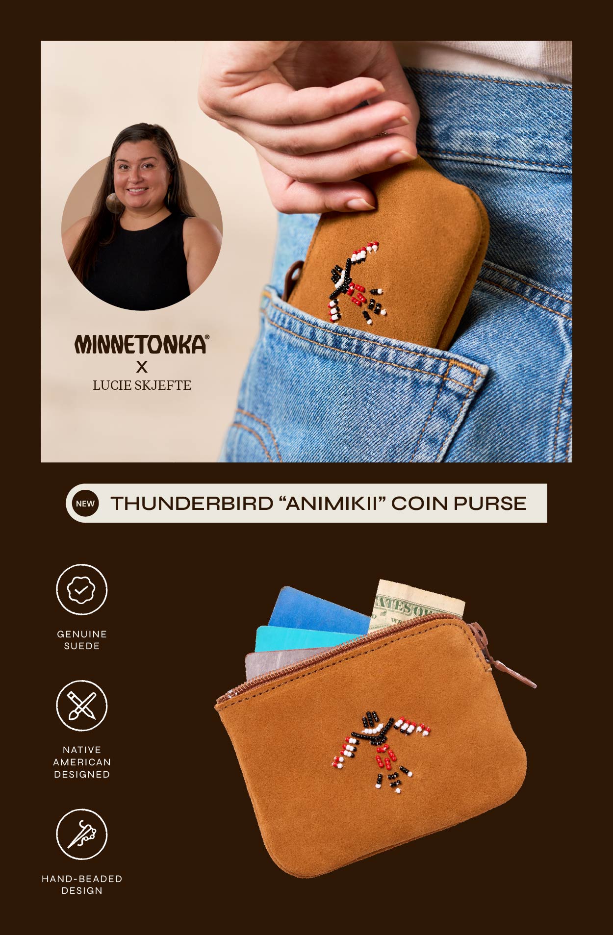 Thunderbird "Animikii" Coin Purse