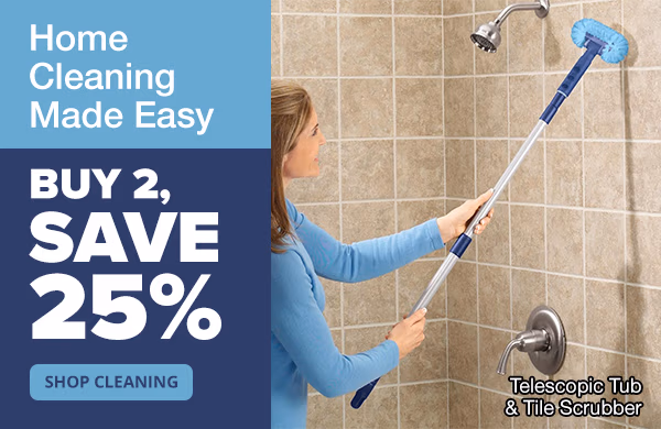 Home Cleaning Made Easy: Buy 2, Save 25%
