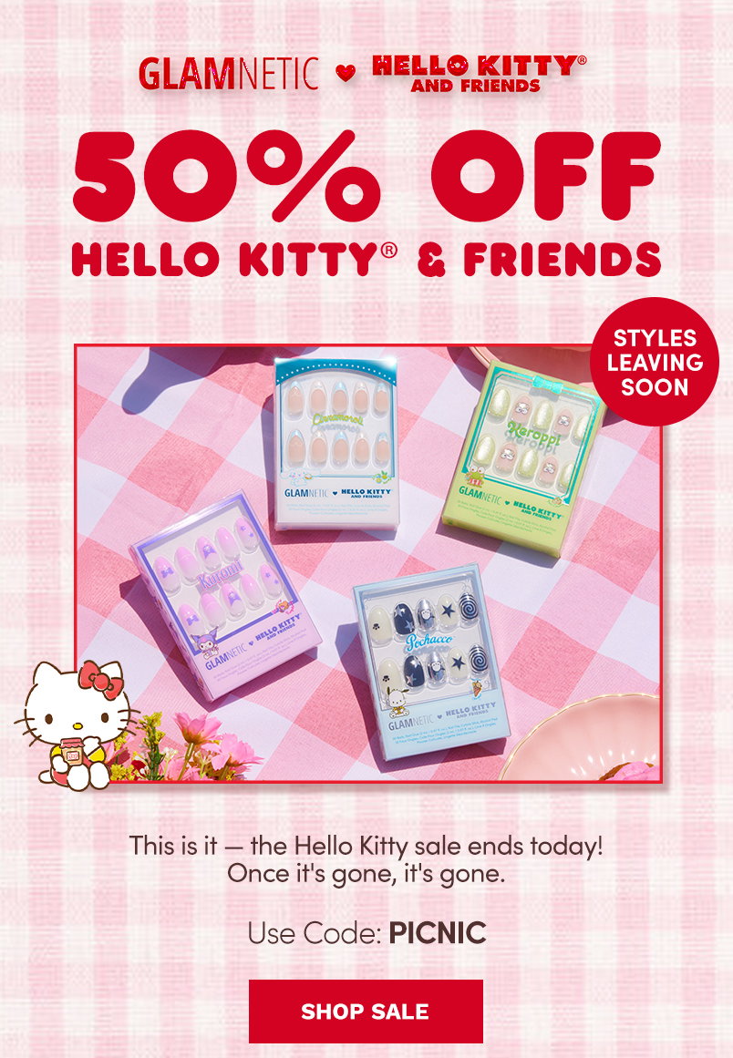 LAST CALL to Get 50% Off Hello Kitty & Friends with Code PICNIC