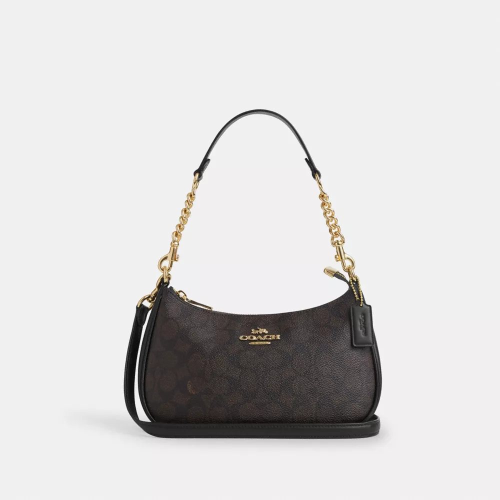 Teri Shoulder Bag In Signature Canvas