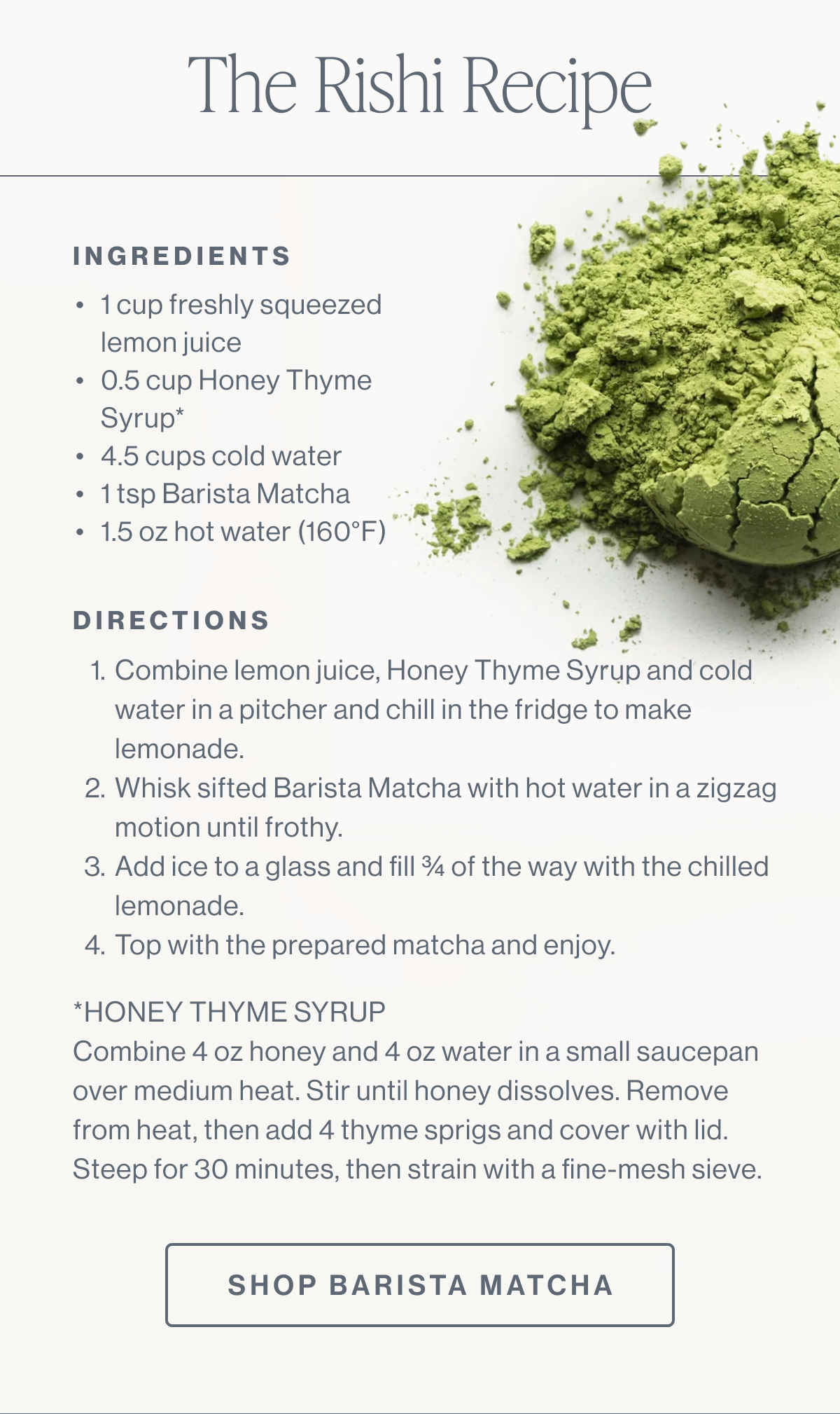 Shop Barista Matcha