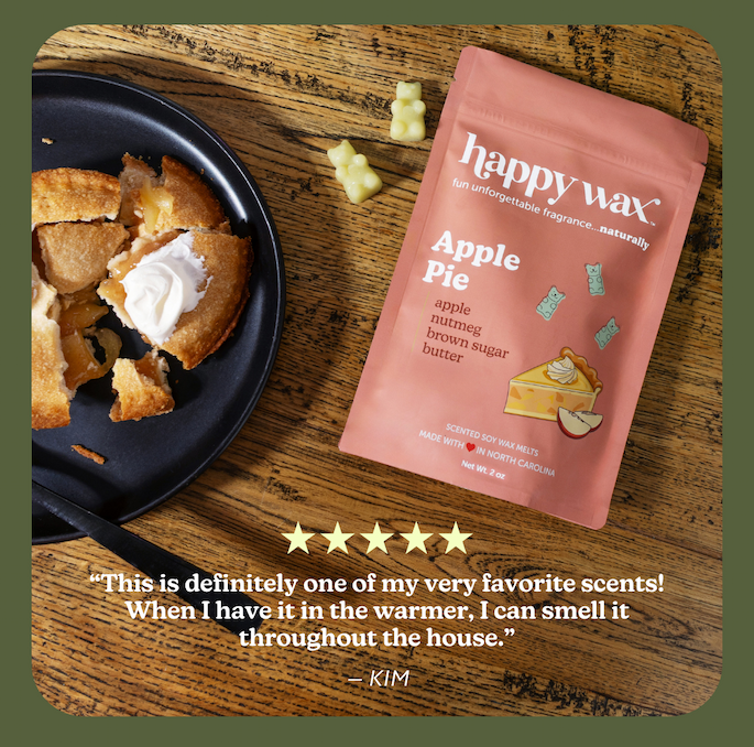 "this is definitely one of my very favorite scents! when I have it in the warmer, I can smell it throughout the house." -kim