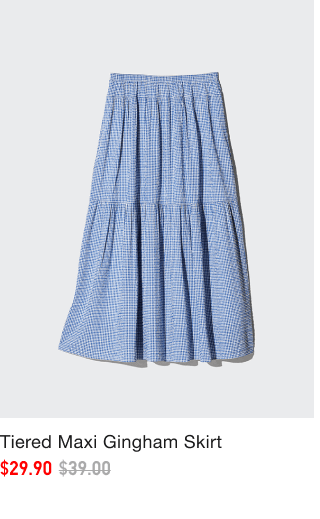 product3women0tiered0gingham0skirt