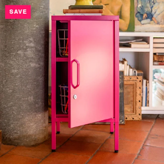 Popstrukt Limited Edition Hot Pink Sugar Cube Side Table