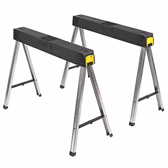 Stanley  Folding Saw Horses 109cm Pair