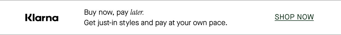 Buy now, pay later.