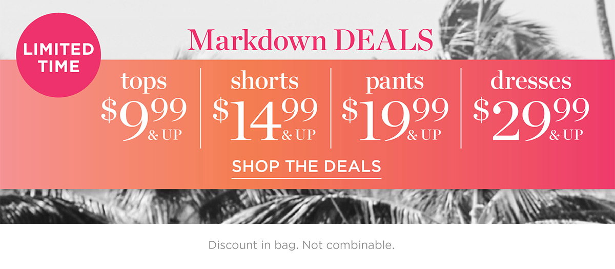 Markdown Deals | Shop the Deals