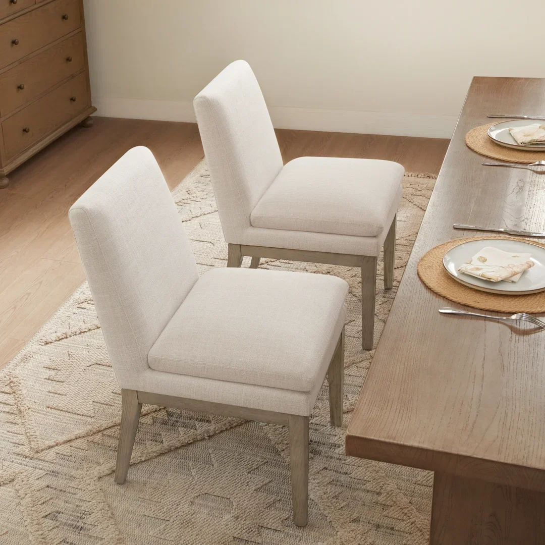 Bethea Oak Parsons Dining Chair
