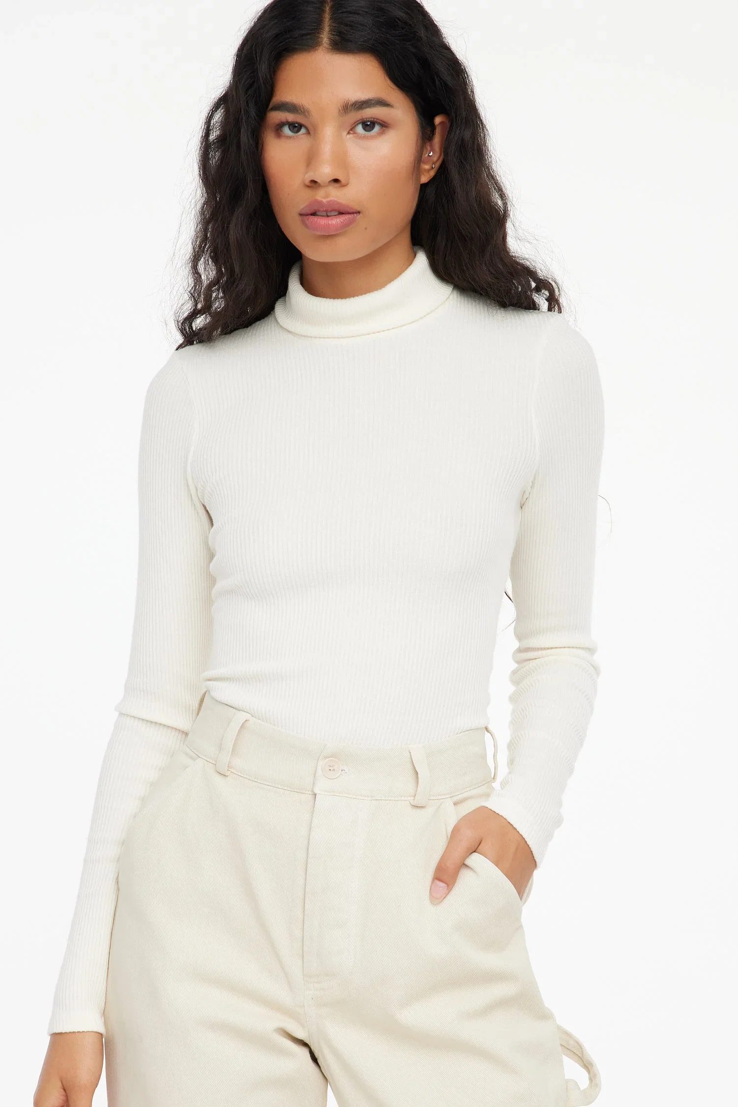 Image of Sweater Rib Turtleneck