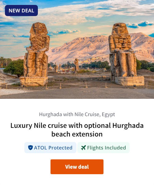 Luxury Nile cruise with optional Hurghada beach extension