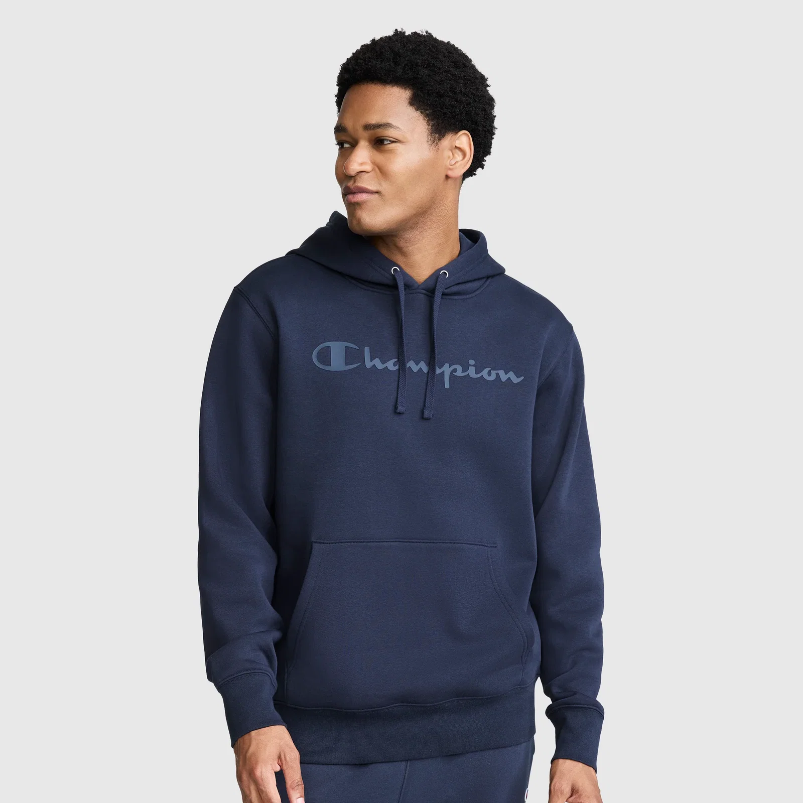 Image of Powerblend Hoodie, Tonal Script Logo