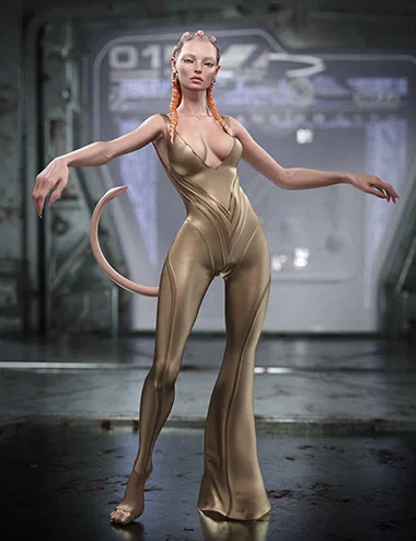 dForce Vi SPC Outfit for Genesis 9