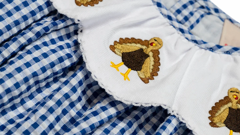 Turkey Embroidery Scalloped Collar Collection