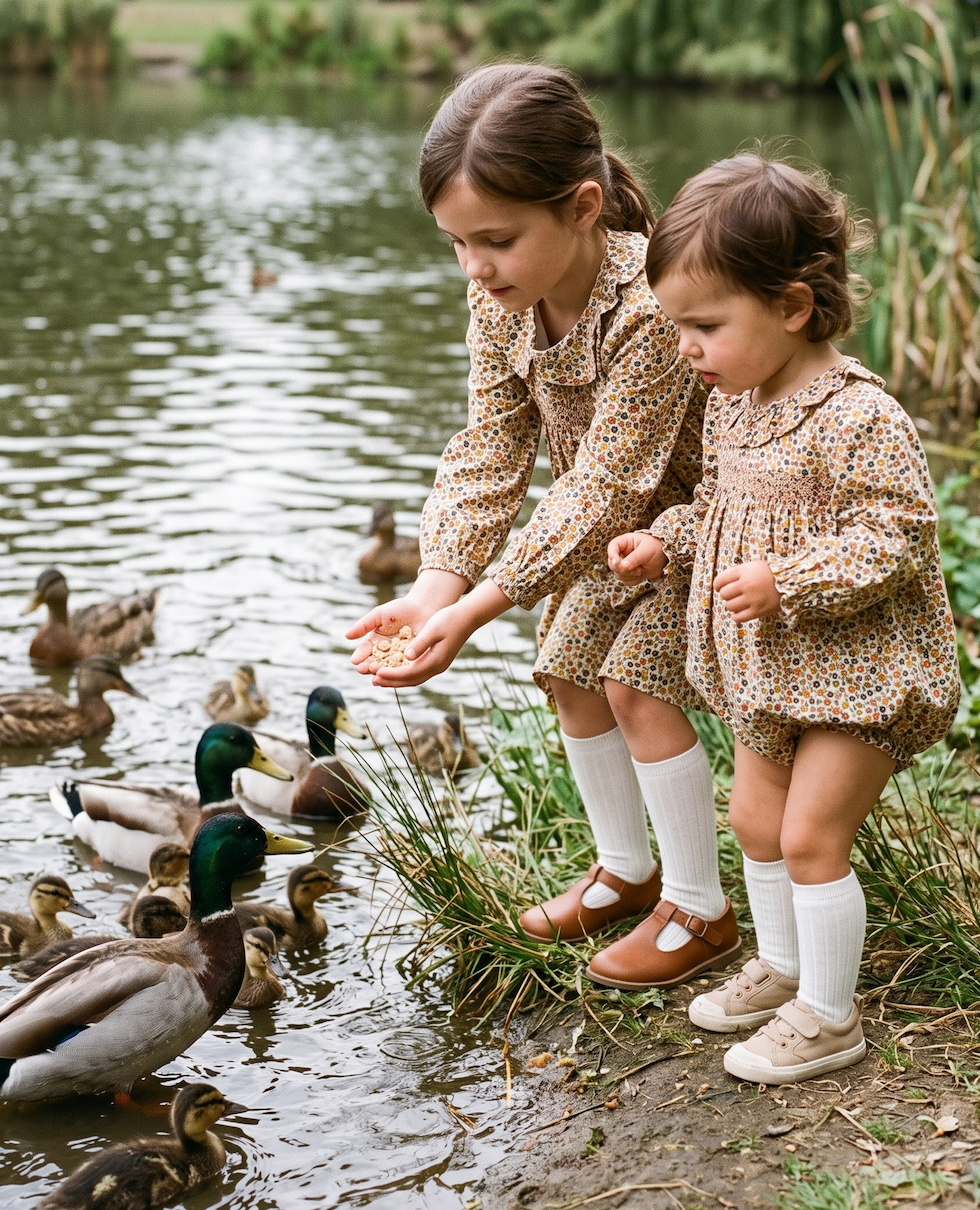 Smocked Autumn Blossom Collection