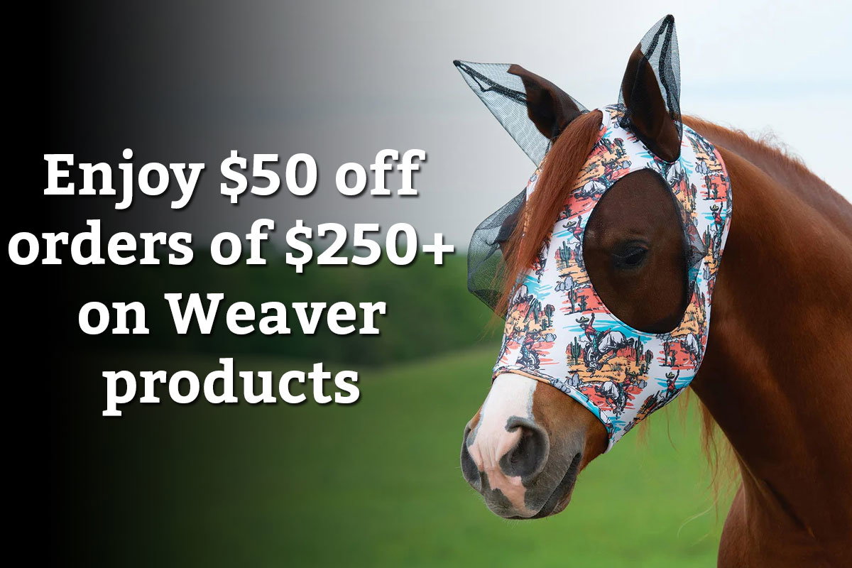 Enjoy $50 off orders of $250+ on Weaver products