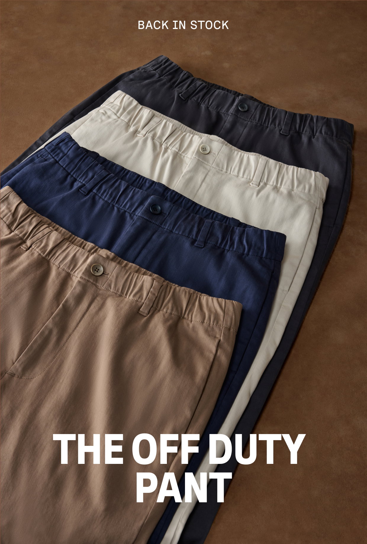 The Off Duty Pant