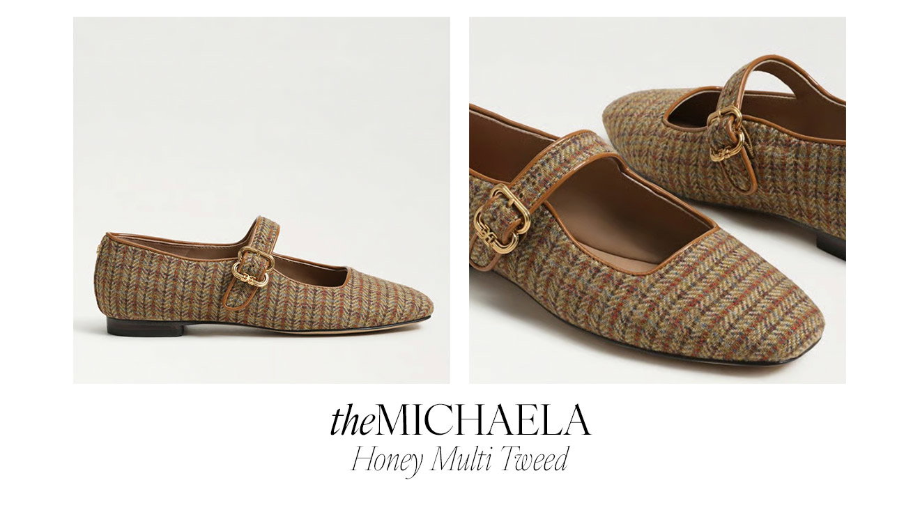 The Michaela | Honey Multi Tweed