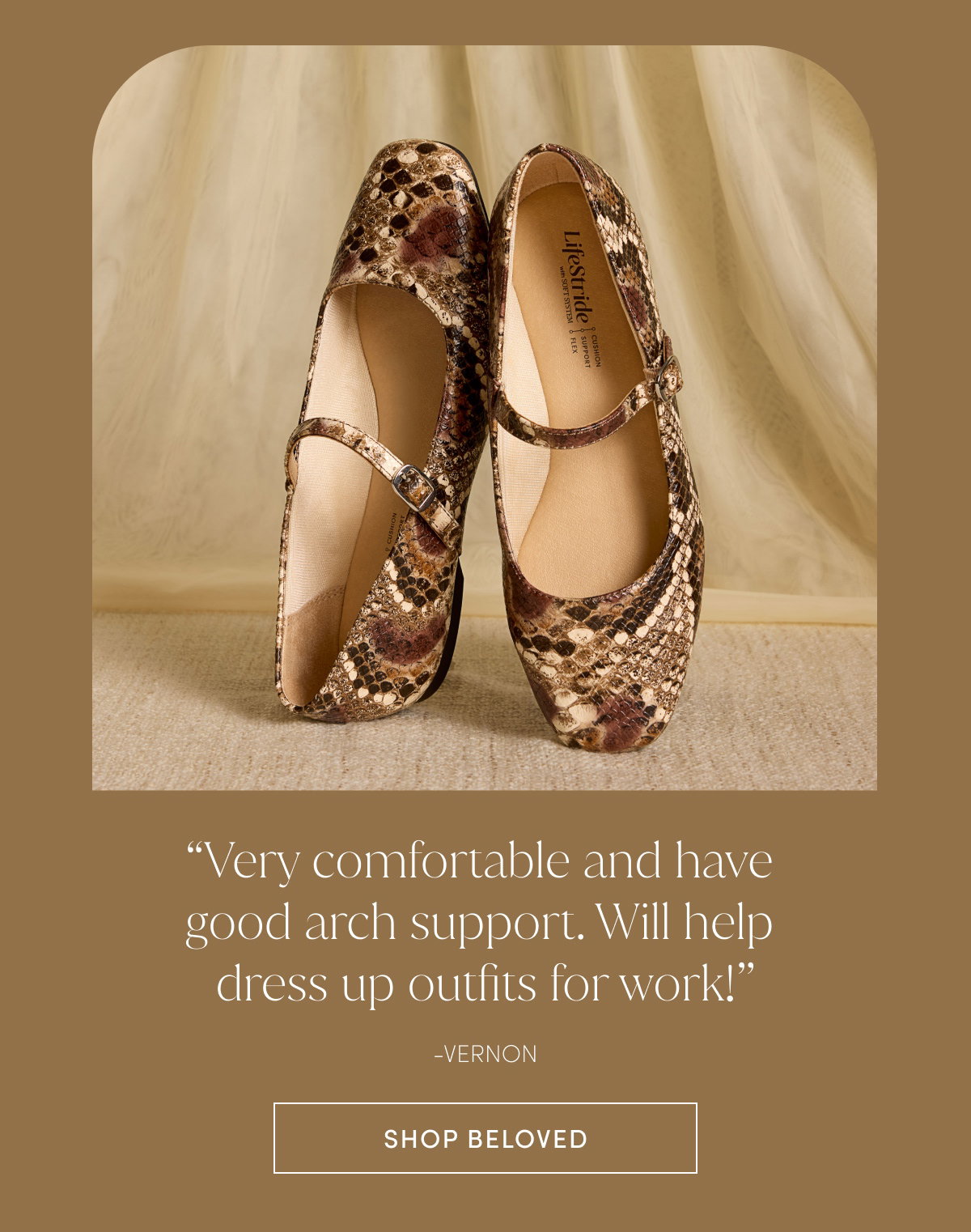“Very Comfortable And Have Good Arch Support. Will Help Dress Up Outfits For Work!” - Vernon On The Beloved | Shop Beloved