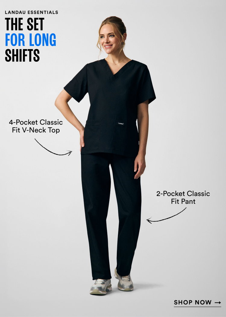 Landau Essentials | The Set For Long Shifts | Shop Now