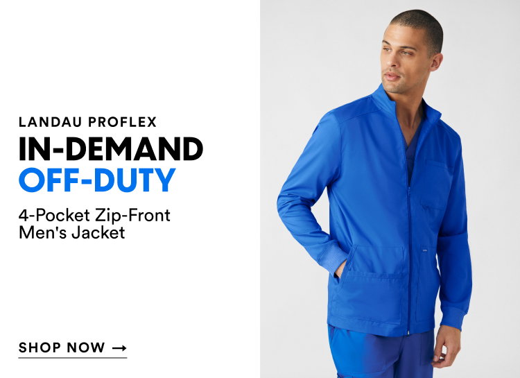Landau Proflex | In-Demand Off-Duty | 4-Pocket Zip-Front Men's Jacket | Shop Now