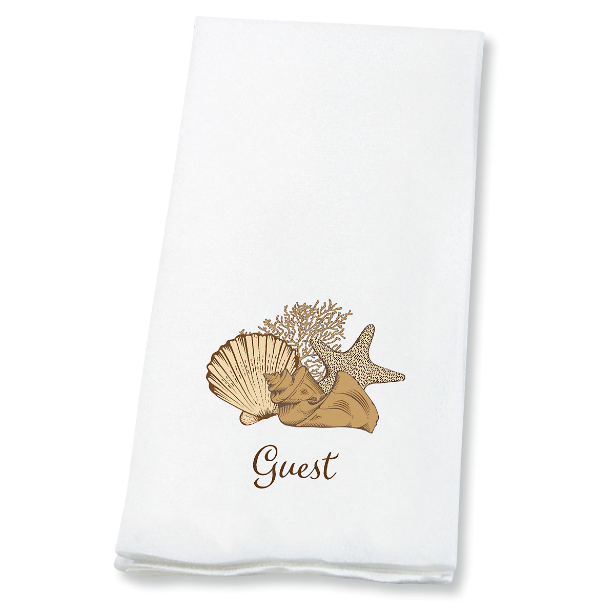 Image of Seashells Disposable Hand Towels