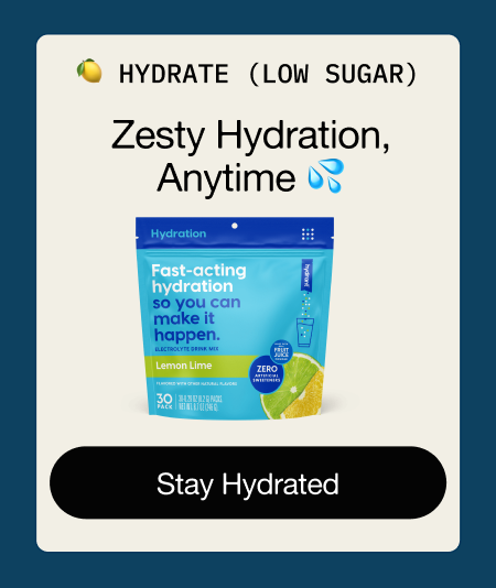 Zesty Hydration, Anytime | Stay Hydrated