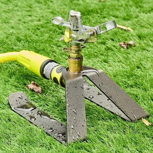 Image of Italian-Made Wide-Area Sprinkler with Metal Sled