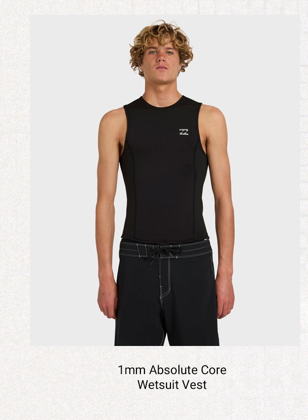 1mm Absolute Core Wetsuit Vest - built for those in-between days, adding a thin layer of insulation without sacrificing paddling freedom