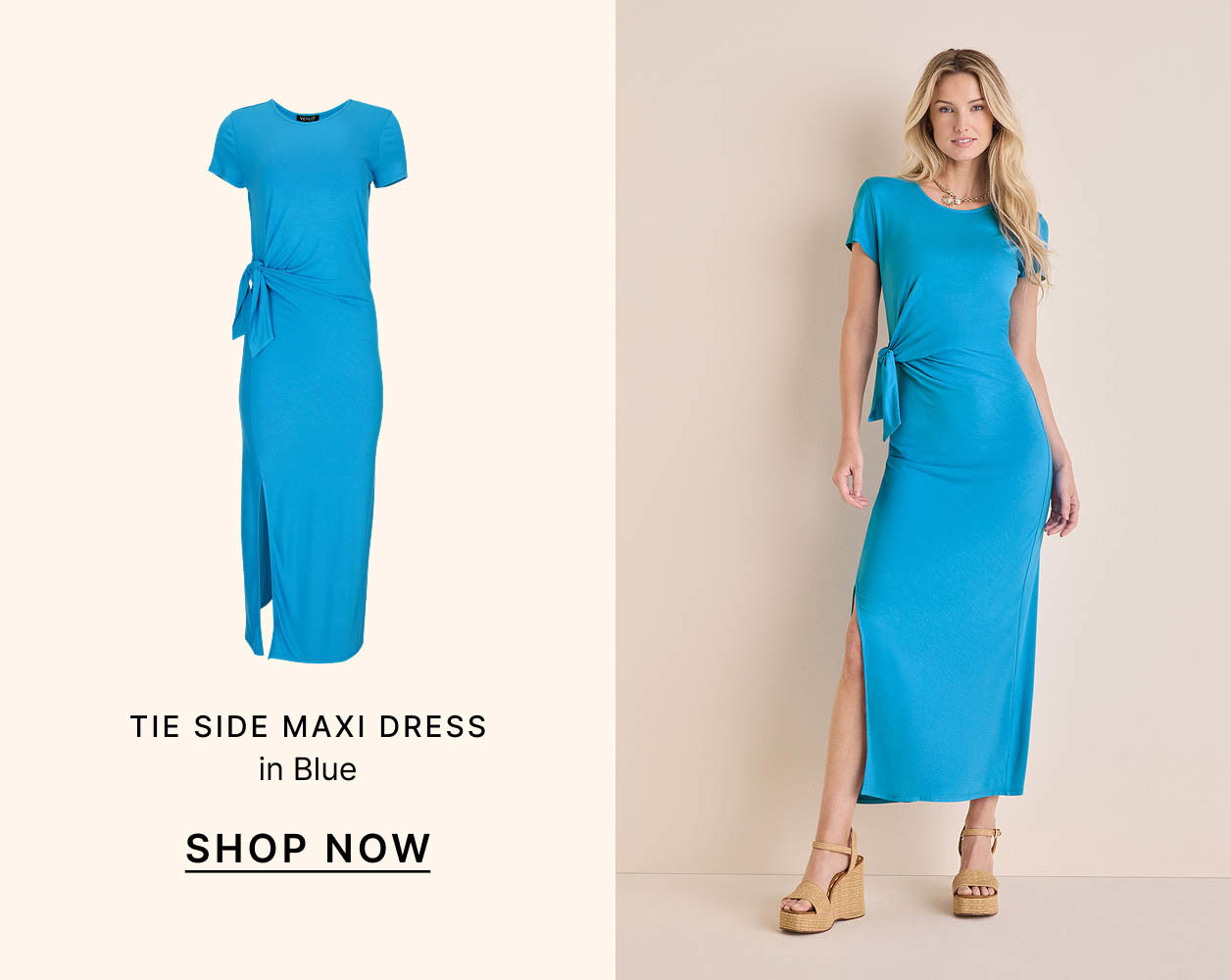 Tie Side Maxi Dress