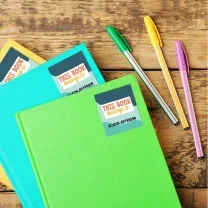 Shop Orange & Blue Bookplates