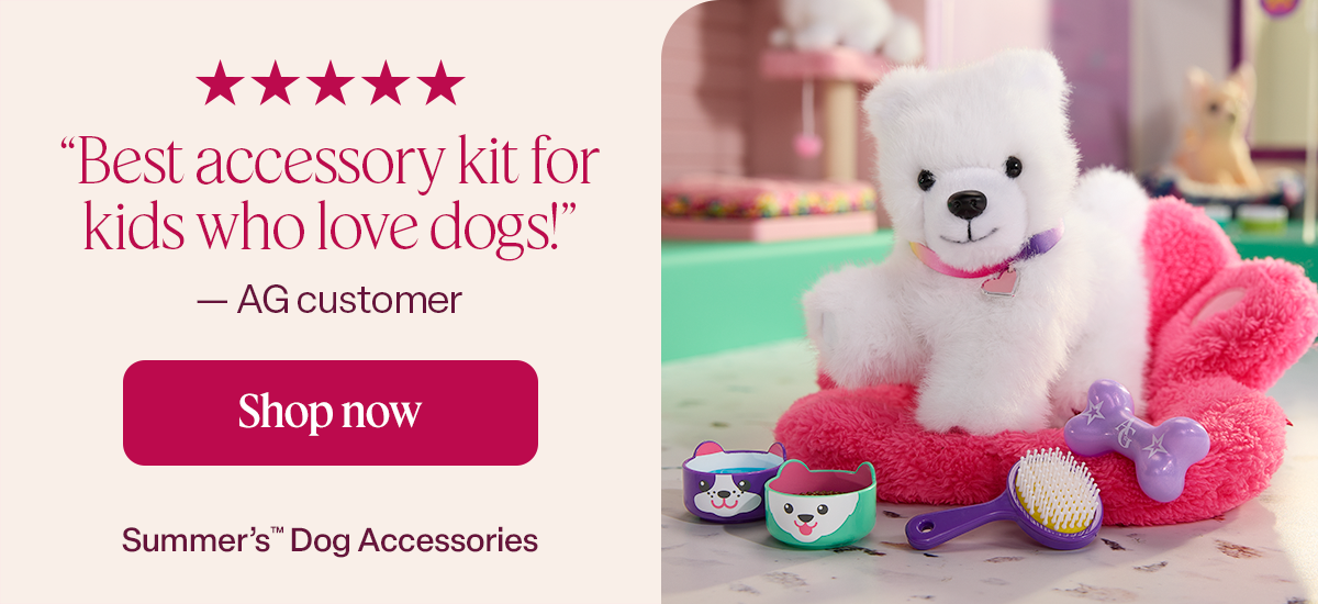 best accessory kit for kids who love dogs! Shop Now