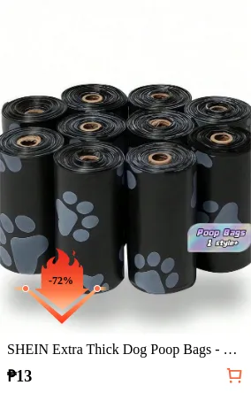 SHEIN Extra Thick Dog Poop Bags -...