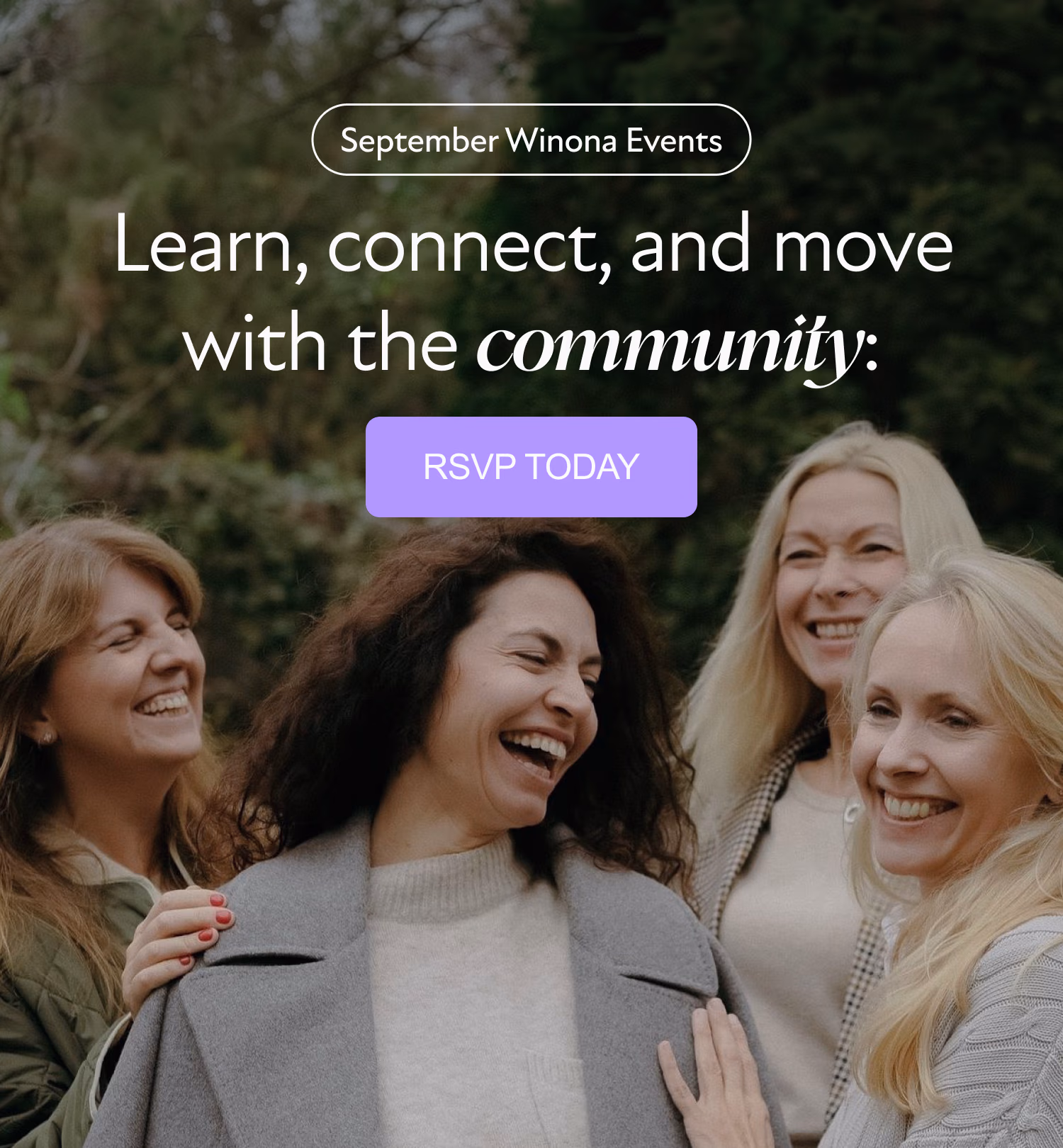 September Winona Events Learn, connect, and move with the community: [RSVP TODAY]