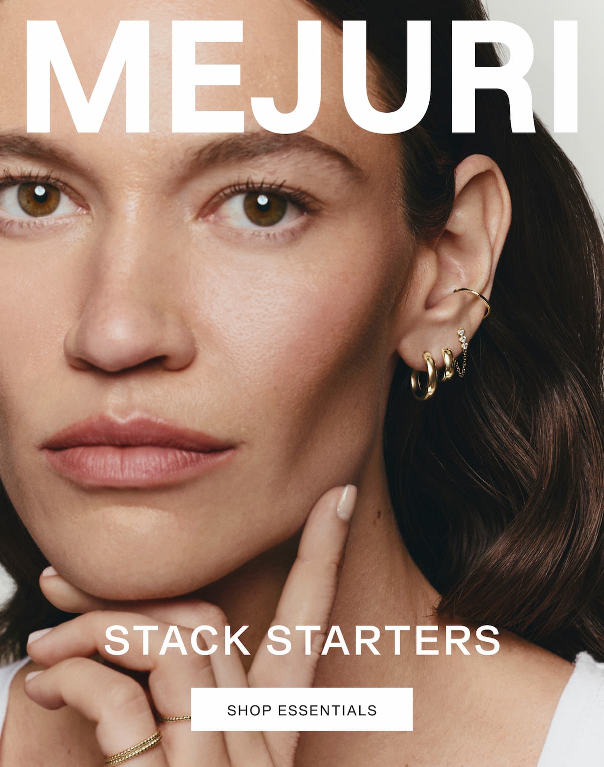Mejuri. Stack Starters. Shop Essentials.