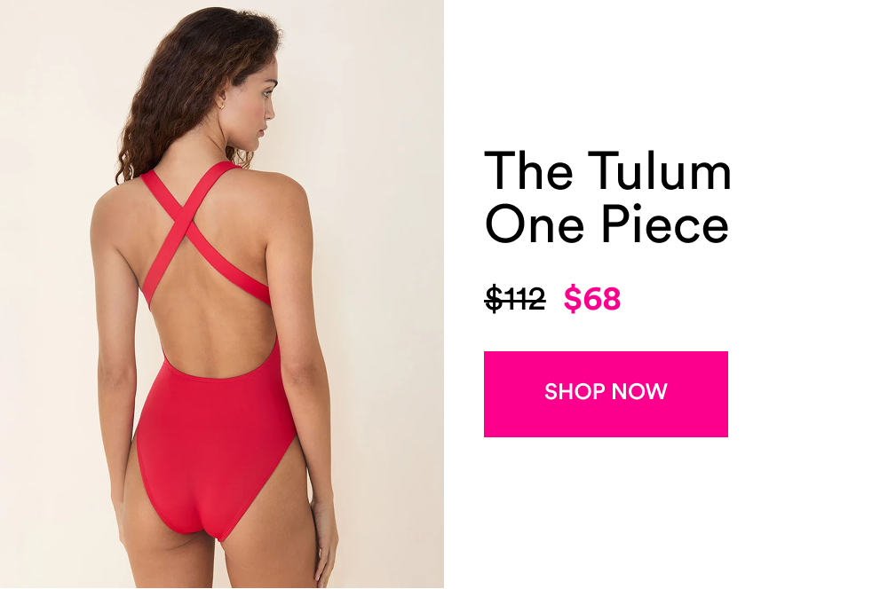 Tulum Red One Piece [SHOP NOW]