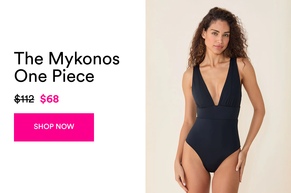 Mykonos Black One Piece [SHOP NOW]