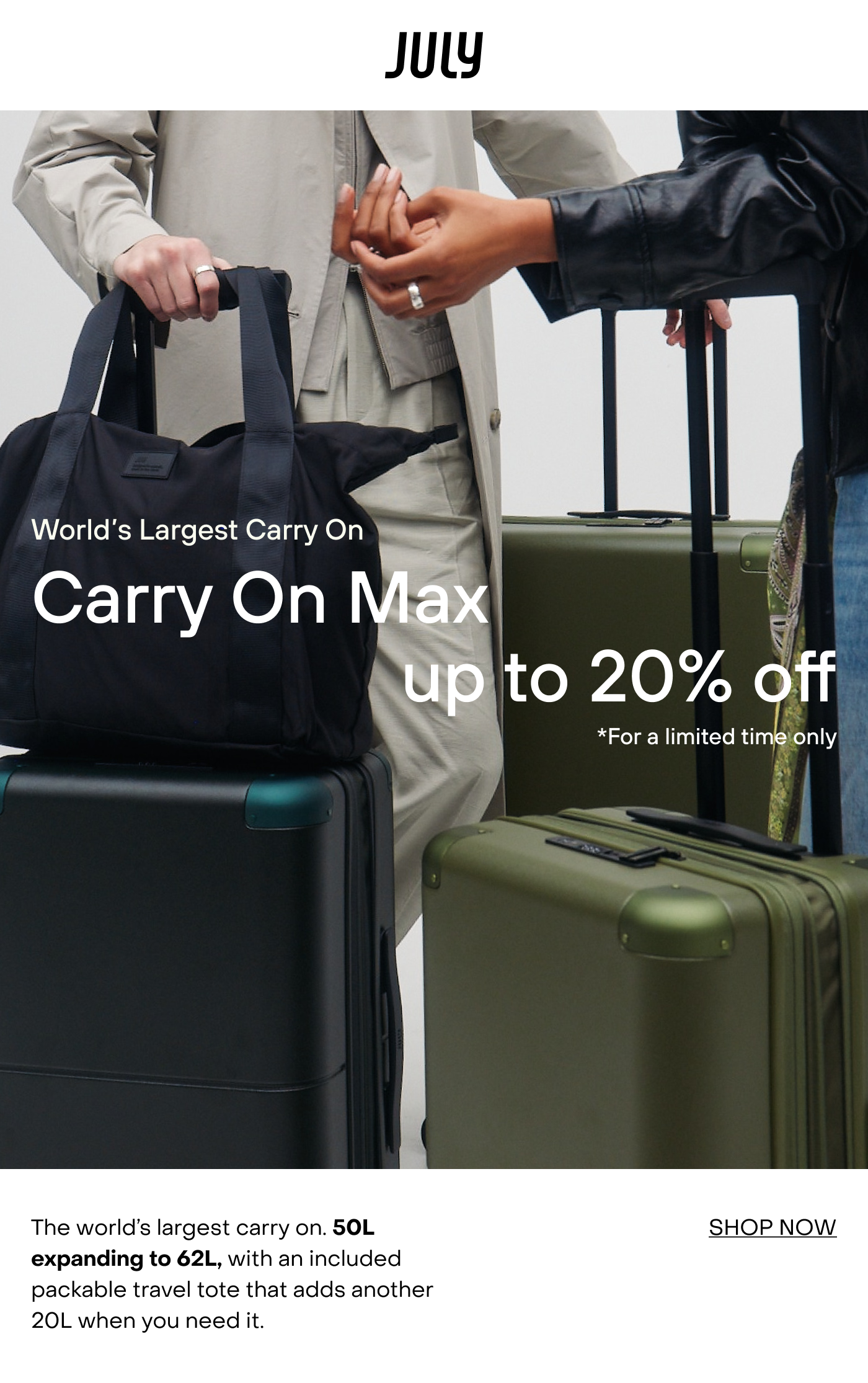 Carry On Max Up to 20% off 