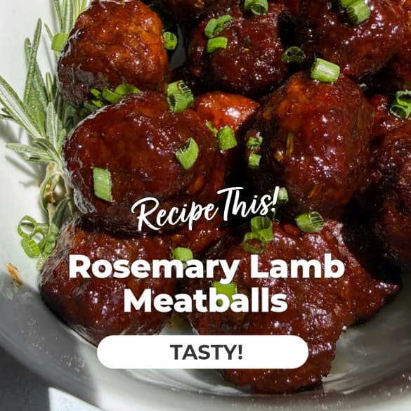 Rosemary Lamb Meatballs