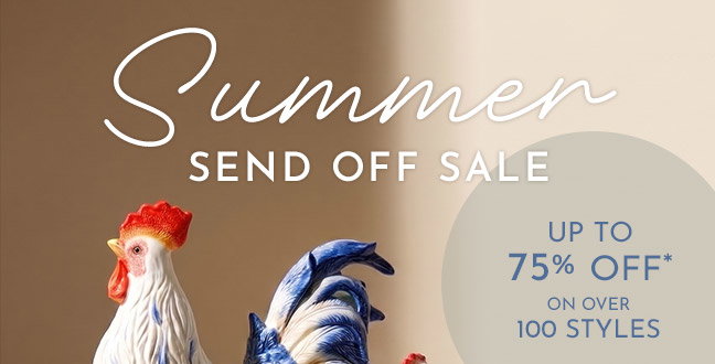 Summer Send Off Sale - up to 75% off