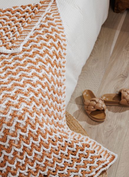 Free Lattice Crochet Blanket Pattern