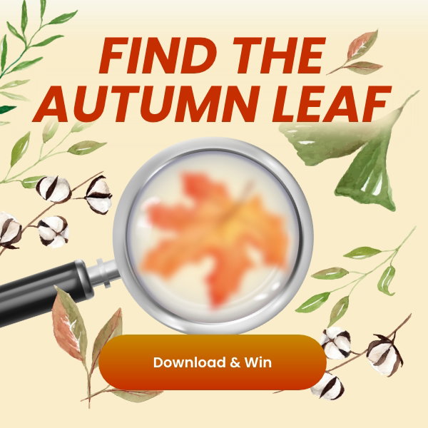 Download our free patterns to find the hidden Autumn Leaf icon.
