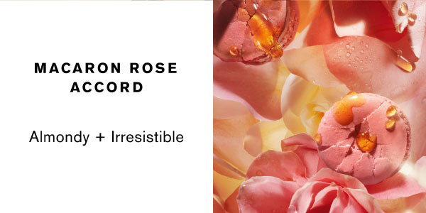 Macaron rose accord