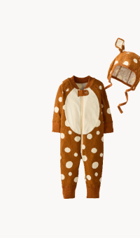 Baby Deer Halloween Costume HannaJams™ Sleeper + Hat
