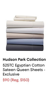 Hudson Park Collection Egyptian Sheets