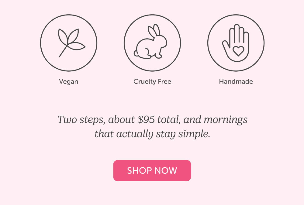 Two steps, about $95 total, and mornings that actually stay simple.