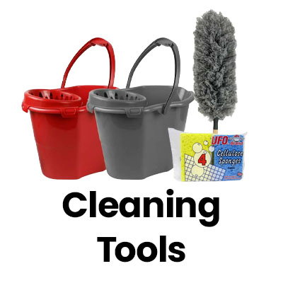 Cleaning tools.