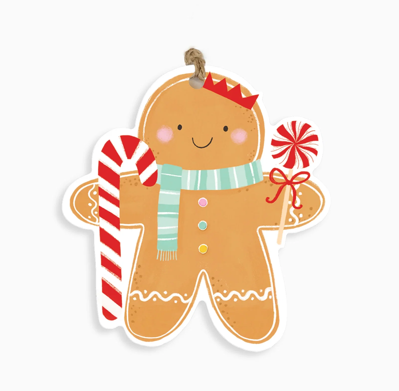 Image of ZWT42 - Gingerbread Christmas Gift Tags (6 pack)